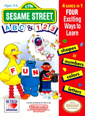 Sesame Street - ABC & 123 (USA) box cover front